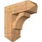 Ekena Millwork Westlake Arts and Crafts Smooth Bracket w/ Offset Brace, Western Red Cedar, 7 1/2"W x 20"D x 20"H BKT0806X20X20WTL03SWR - alternate 1